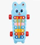 Mommers- Xylophone Musical Educational Toy for Kid (1-3Year Old) I Toddlers Babies Kids Girls, Boys I 2-in-1 Piano Combined I Safe for Kids Drum Sticks for Fast and Fun Learning for Kid- Blue