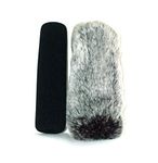 18cm Furry fur MIC Windshield Windscreen Compatible for Rode Ntg-3 ntg-2 ntg-1 Sony ECM-674 ECM-678 ECM 680s Audio-Technica AT897 Sennheiser MKH416/MKE600 Microphone