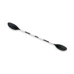 Intex 69629E 86" Kayak Paddle: Ribbed Spoon Shaped Blades – Durable Lightweight Shaft – Comfortable Grips – 3-Position Feather Adjustability – TUV RL Approved