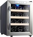 Kalamera KRC-12SS 12Bottle cooelr Mini Fridge, Silver