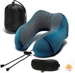 Memory Foam Neck Pillow with 360-De