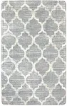 Lahome Moroccan Bedroom Rug - 3’x5’Area Throw Washable Rugs Small Non-Slip Accent Distressed Floor Carpet for Door Mat Entryway Living Room Kitchen Laundry Decor (3’ X 5’, Gray)