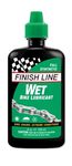 Finish Line Wet Bicycle Chain Lube, 4-Ounce Drip Squeeze Bottle