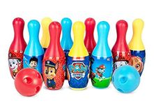 BabyGo 10 pins 2 Ball Plastic Bowling Set for Indoor & Outdoor Games for Kids Children Multi Color | Bowling Set for Kids(Multicolor & Multi Design)