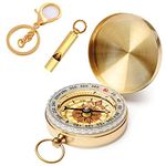 Compass With Keychain Military