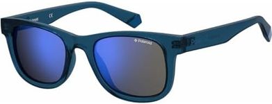 POLAROID KIDS Unisex PLD 8009/N/NEW sunglasses, BLUE, 44