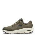 Skechers Men's Arch Fit Sneaker,Olive Textile/Synthetic/Trim,10 UK