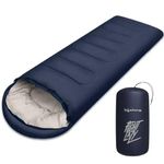 Lifelong Sleeping Bag for Adults - Winter Sleeping Bags Certified for Temperatures 4°C to 10°C - Mummy Shape Foldable Camping Bed Height Upto 6’5”feet - Travel Accessory for Camping, Hiking, Trekking