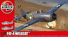 Airfix F4F-4 Wildcat 1:72 WWII US Military Aviation Plastic Model Kit A02070A