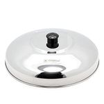 Coconut Stainless Steel Multipurpose Lid/Cover for Dosa, Utensils, Tawas, Kadhais, Pots and Pans -Diameter - 27CM