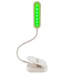 Family Tree Remedies Green Light Therapy Lamp for Migraine, Anxiety & Insomnia Relief – Clip-On, Flicker-Free 520 nm LED with Adjustable Brightness | USB Rechargeable & Portable Sleep Aid