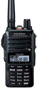 Yaesu FTA-250L Handheld VHF Airband Transceiver (Comm only)