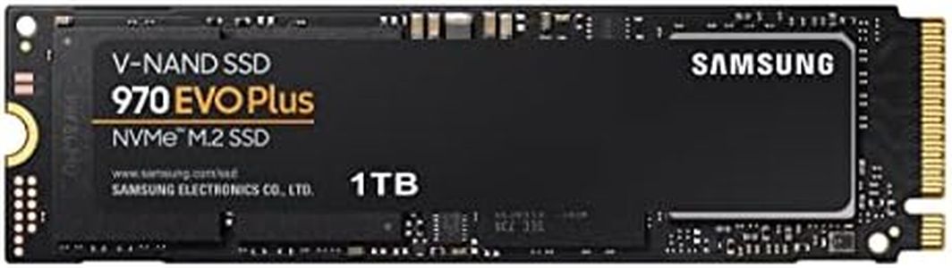 SAMSUNG 970 EVO Plus SSD 1TB NVMe M.2 Internal Solid State Hard Drive, V-NAND Technology, Storage and Memory Expansion for Gaming, Graphics w/Heat Control, Max Speed, MZ-V7S1T0B/AM