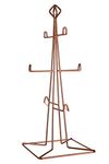 Premier Housewares 507557 Vertex 6 Cup Mug Tree - Copper Plated