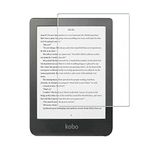 Kepuch 2 Pack Tempered Glass Screen Protector Transparent for Kobo Nia 2020,Kobo Aura Edition 2,Kobo Clara HD