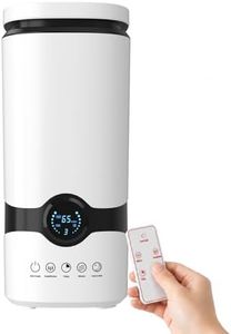 Humidifier, 4L Air Humidifier for Bedroom Top Fill Cool Mist Humidifiers for Babies, Plants, Silent Humidification, 3 Mist levels, 360°Nozzle, Auto Shut Off, Easy Clean