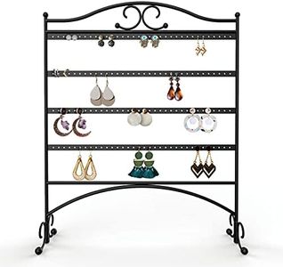 Mango Steam Trellis Jewelry Organizer for Hanging Earrings, Black