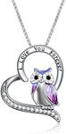 YFN Owl Necklace Sterling Silver I 