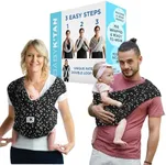 Original Baby K'tan Baby Carrier: #1 Easy Pre-Wrapped, Soft, Slip-On, No Rings, No Buckles | 5 in 1 Baby Sling Gift | The Best Hands Free Infant Wrap For Newborn to Toddler up to 35lb (See Size Chart)