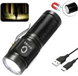 Ghime LED Flashlight 20000 Lumens Rechargeable Type-C Fast Charging, Small Flashlights High Lumens 5 Modes, Pocket Flashlight with Clip, Magnetic Flashlight for Camping, Hiking and Emergency