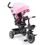 Foryourlittleone Kids Trike V3 Pink Tricycle Baby Push with Parent Handle Bike 9 Months to 5 Years | For-Your-Little-One Trike with Parent Handle, Multi-Functional Tricycle