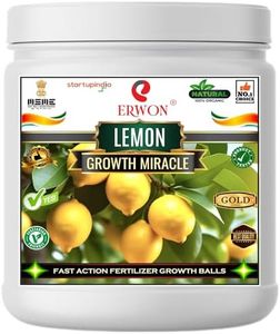 Erwon® Lemon GROWTH MIRACLE Fertilizer, Fast Action Organic Granules for rapid Growth and Heavy Flowering and Bigger Fruits. (900 gm)