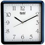 Ajanta Plastic Step Movement Wall Clock (Blue, 9 Inch) - Analog