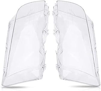 KIMISS 1 par de Cubiertas del faro izquierdo y derecho Cubierta de la lente del faro transparentepara E46 3 1998-2001 4 puertas