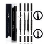 VOID Homme Beard Pencil Filler (Dark Brown, Set of 4) Instant Beard Filler Pen for Thicker Beard, Mens Beard Filling Pen Kit, VOID Beard Filler Pen for Beard Thickener and Waterproof Beard Filler Kit