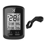 XOSS G+ GPS Bike Computer, Bluetooth ANT+ Cycling Computer, Wireless Bicycle Speedometer Odometer with LCD Display, Waterproof MTB Tracker Fits All Bikes (Support Heart Rate Monitor & Cadence Sensor)