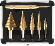 ZELCAN HSS 5PCS Titanium Step Drill