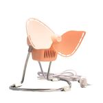 Caframo Limited Edition Chinook Personal Fan, Peach Fuzz -Pantone's Colour of the Year, 2-Speed Desk or Tabletop Fan, Cage Free, Easy To Clean Soft Blades, Canadian Made, 8.8" Blade, Peach, 707CHPFBX