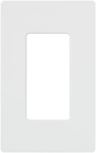 Lutron CW-1-WH 1-Gang White Wall Plate