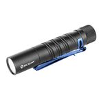 Olight Aluminum I5T EOS 300 Lumens Slim EDC Flashlight Dual-Output for Camping and Hiking, Tail Switch Flashlight with Beam Distance 196ft, Powered by Single AA Battery, Black