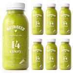 Nutriseed Celery Juice (6 x 250ml) - Cold Pressed Vegetable Juice, Flash Frozen, 100% Natural Ingredients containing Celery, Spinach & Lemon, No Added Sugar, Gluten-Free, Dairy-Free & Vegan-Friendly