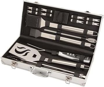 Cuisinart CGS-5020 BBQ Tool Aluminum Carrying Case, Deluxe Grill Set, 20-Piece