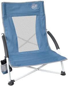 E-Z UP Low Sling Outdoor Folding Chair, Slate Blue