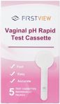 FIRSTVIEW Vaginal pH Test Strips, Feminine Health Vaginal pH Test Strips Kits for Bacterial Vaginitis- 5pcs