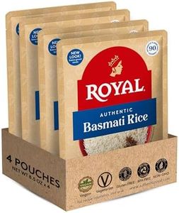 Royal - Ready To Heat Rice - Authentic White Basmati, 4 Count