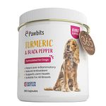 365 Turmeric for Dogs with Active Bioperine Black Pepper | Natural Premium Turmeric Curcumin Capsules suitable for Cats, Horses & Pets Powerful Antioxidant Supplement for Hip & Joints