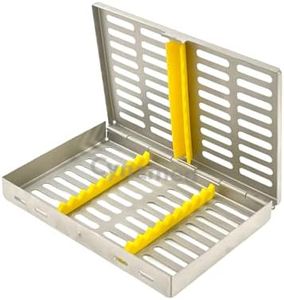 Cynamed Premium German Dental Autoclave Sterilization Cassettes Box Rack for 10 Instruments Branded