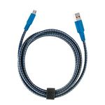 Energea NyloTough Braided Charge & SYNC USB-A to Micro USB Cable 3M Compatible with Oneplus/Huawei/Nexus/Mackbook/Chromebook Pixel/Gionee S6/Meizu Pro 5/Xiaomi/Tablet & Many More Type-c Devices- Blue