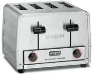 Waring Commercial WCT805B Heavy Duty Stainless Steel 208-volt Toaster with 4 Slots