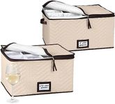 Wine Glass Storage with Dividers - 