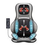 COMFIER Shiatsu Back Neck Massager with Heat, 2D ro 3D Kneading Massage Chair Pad, Adjustable Neck Massager, Seat Massager for Full Body Relaxation, Gifts for Women Men,Dark Gray