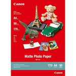 Canon MP101 Matte Photo Paper (A4, 170GSM, 50 Sheets), Black