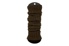 ATEENA Wool Knit Long Leg Warmers for Women and Girls, Ankle Cuffs Heaters, High Footless Knee Socks, Max Calves Circumference-15.5" Length-23.6"