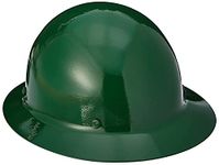 MSA 454668 Skullgard Full-Brim Protective Hat w/ Staz-On Suspension, Green, Standard by MSA