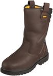 DEWALT - Classic Rigger Brown Safety Boots UK 8 Euro 42