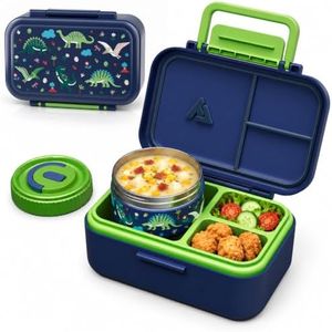 Sxueg Bento Lunch Box 1283ML/ 43 oz with 391 ML/ 13 oz Food Jar, Ice Pack